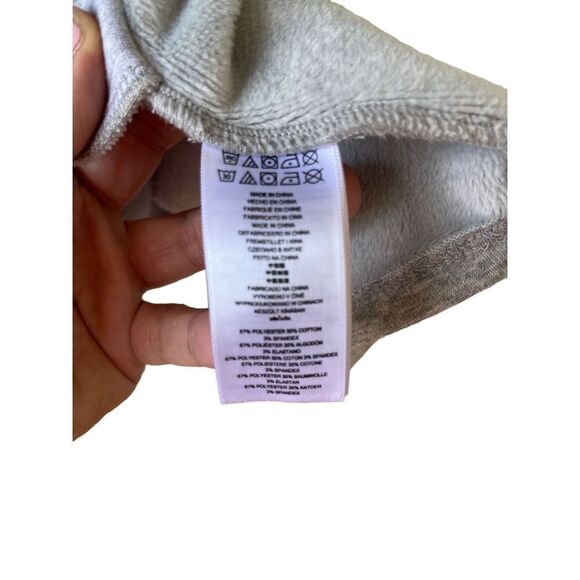 MICHAEL KORS Womens Gray Fleece Lined Short Sleeve Jacket Size Large - Picture 7 of 8